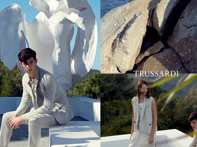 Итальянские каникулы в новой кампании Trussardi