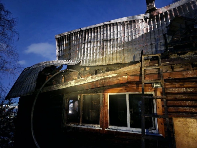 Дом почти уничтожен | Источник: Владислав Логинов