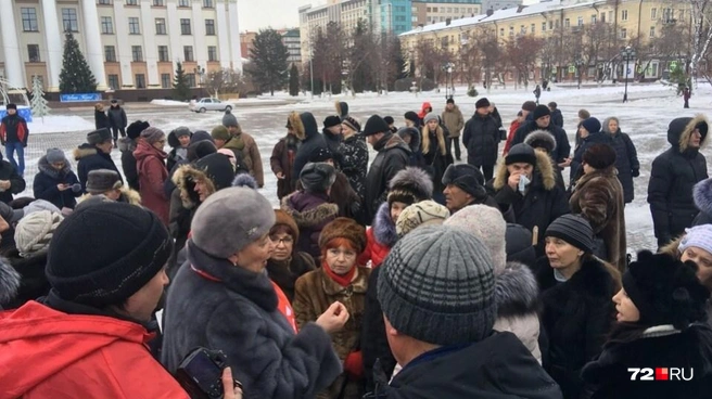 Последний большой митинг в Тюмени, как кажется, был два года назад, когда люди протестовали против мусорной реформы | Источник: Семён Громов / 72.RU