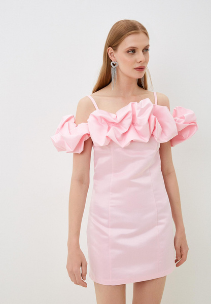 Платье пастельно-розового цвета