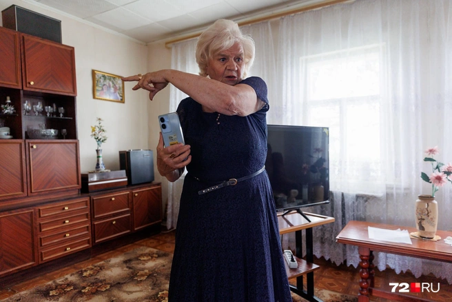 Нина Полунина продолжит помогать пенсионерке  | Источник: Ирина Шарова / 72.RU 