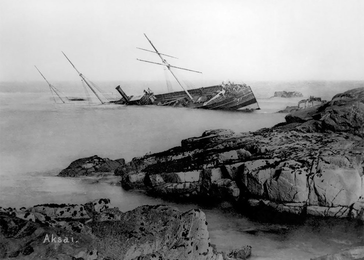 Не повезло: старинные фотографии кораблекрушений