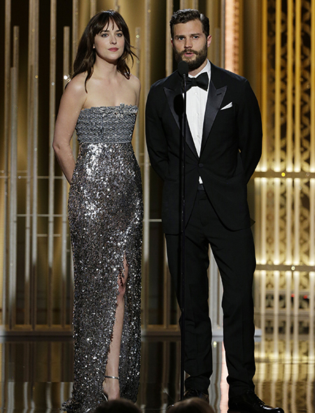 Дакота Джонсон и Джейми Дорнан | Источник: Getty Images