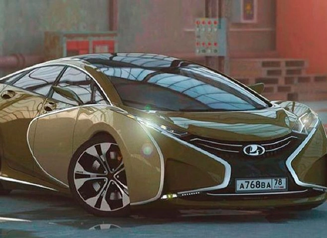 Российский дизайнер показал концепт суперкара Lada Questa | ya62.ru