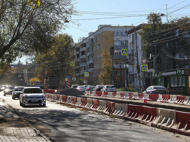 Улица Ильинская в центре Нижнего Новгорода, где пройдут ремонтные работы. | Источник: Наталья Бурухина / NN.RU