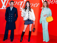 Водянова показала, как скучает по весне, а Клосс выбрала мини: звезды на шоу Louis Vuitton