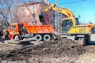 Ямочный ремонт в Благовещенске: старт на Театральной