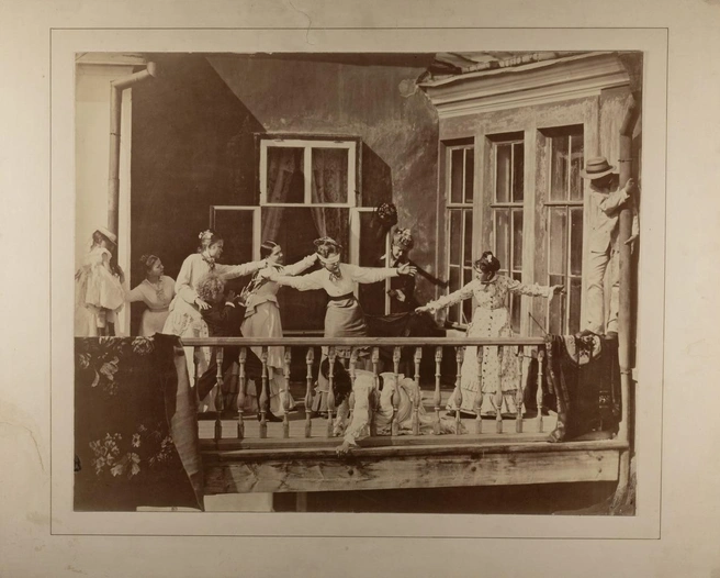 А. Карелин. Игра в жмурки. 1870–1880-е гг. Из собрания НГИАМЗ | Источник: РОСФОТО