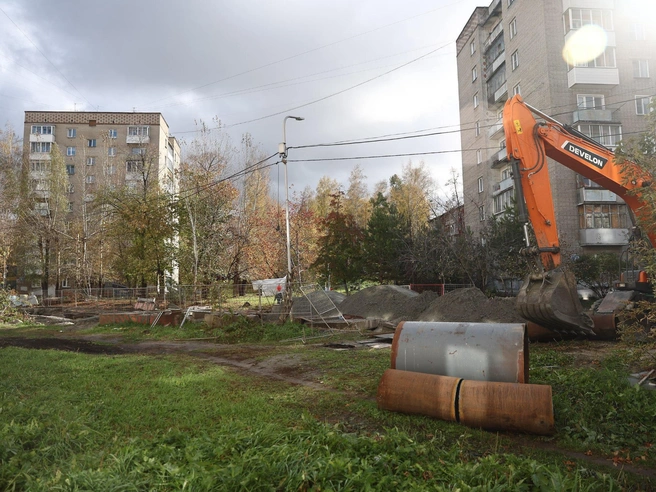 Территорию планируют засыпать в течение пяти дней; затем участок благоустроят.