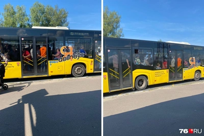 Ярославна сняла толкучку в автобусе до Очапков