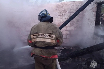 Пожарные Орловской области потушили кровлю и зерносушилку