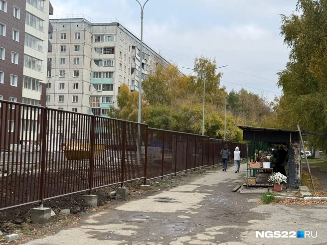 Прилегающую территорию планируют благоустроить | Источник: Полина Шевчукова / NGS22.RU