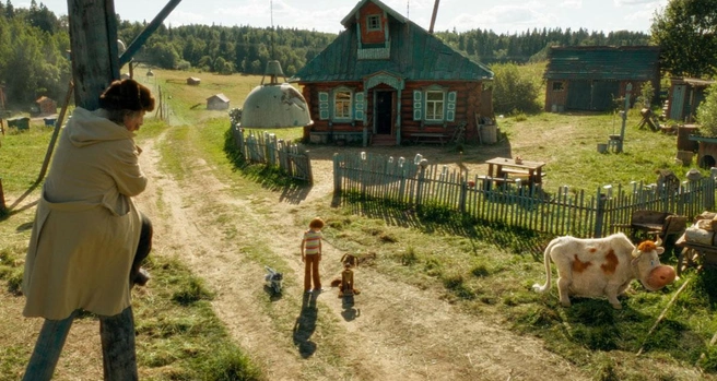 Деревня Простоквашино стала одной из крупнейших декораций в отечественном кино | Источник: «Атмосфера кино»