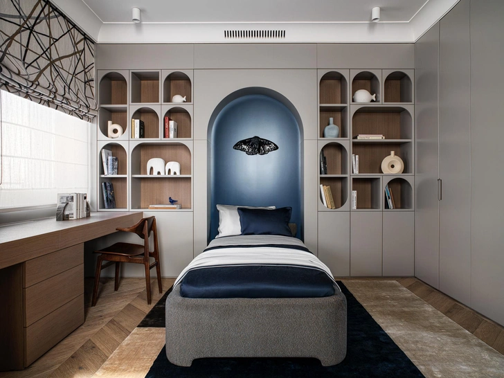 Детская мальчика. Кровать, Loffilab. Стул, Norr11. | Источник: Сергей Красюк; стиль: Yes we may