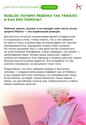 «Институт воспитания» сравнил игру с «сладким батончиком» | Источник: Институт воспитания | ФГБНУ ИИДСВ / vk.com