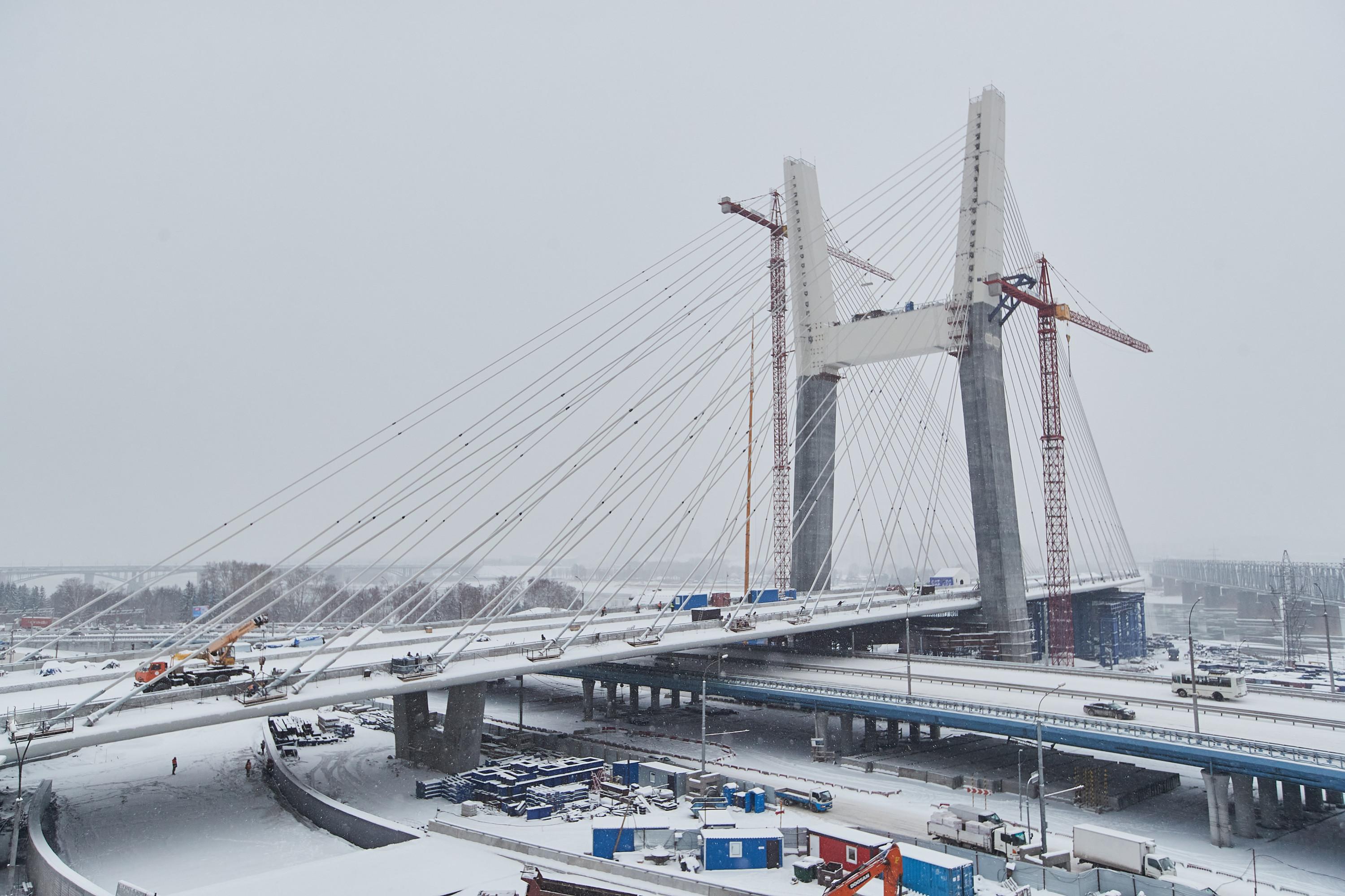 Что происходит на стройке четвертого моста в Новосибирске - 6 декабря 2023  - НГС.ру