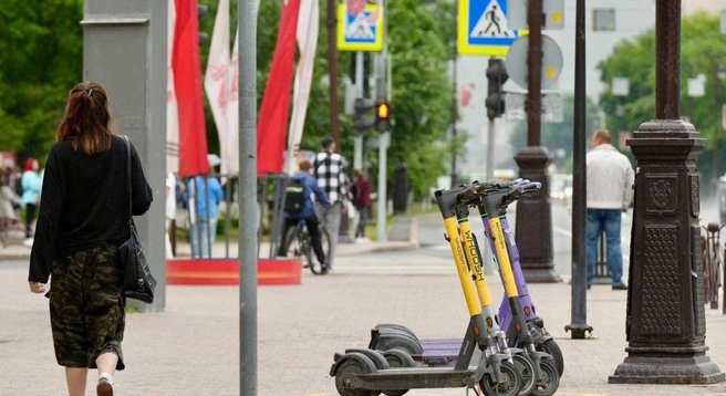 Количество электросамокатов в регионе стабильно растет | Источник: Александр Моор / T.me