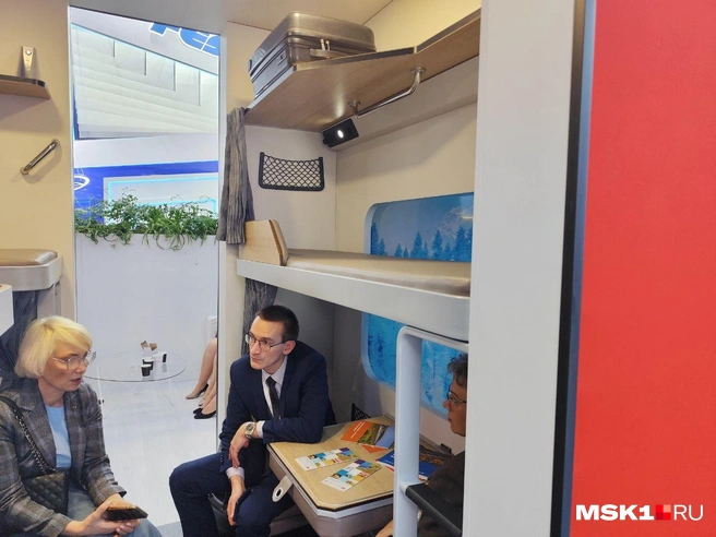 В РЖД показали новый тип плацкартных вагонов | Источник: Игорь Мещанев / MSK1.RU