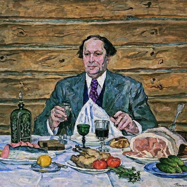 А.&nbsp;Н.&nbsp;Толстой у меня в гостях, 1940-1941 | Источник: пресс-служба ГРМ
