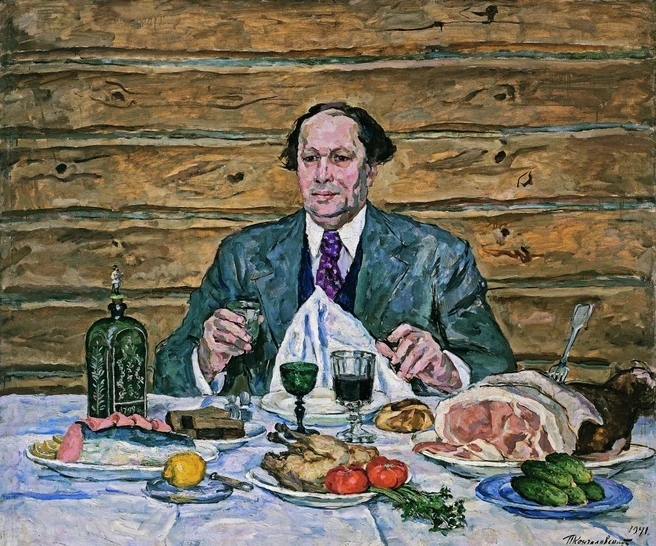 А.&nbsp;Н.&nbsp;Толстой у меня в гостях, 1940–1941 | Источник: пресс-служба ГРМ