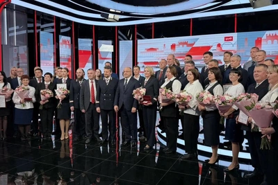 Корпоратив железнодорожников в студии ГТРК
