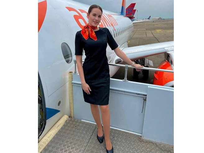 Анна мечтала стать стюардессой с детства | Источник: topstewardess.ru