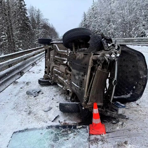 Выезд на встречку закончился смертельной аварией в Тихвинском районе Ленобласти | Источник: УГИБДД по г.Санкт-Петербургу и Ленинградской области