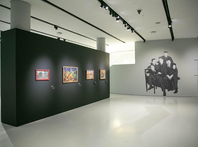 Открытие выставки работ Давида Бурлюка