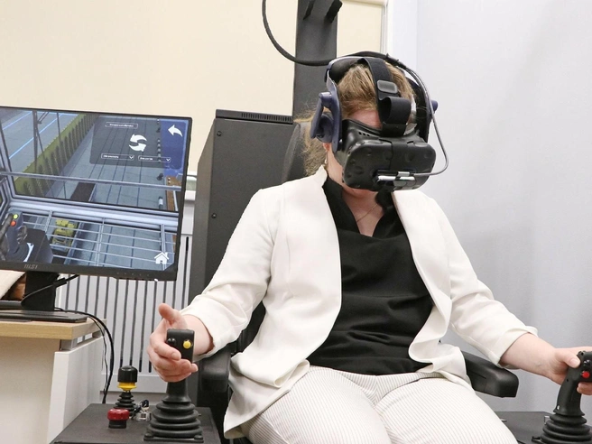 VR-тренажеры разработаны в Сколково | Источник: пресс-служба АО «Морской порт Санкт-Петербург»