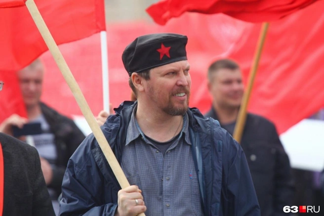 В 2018 году Матвеев митинговал против повышения пенсионного возраста | Источник: Роман Данилкин / 63.RU