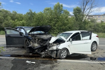 ДТП под Орском: пострадали двое при столкновении Hyundai и Lexus