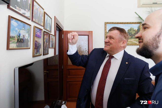 «В 2015 году меня наградили как лучшего мэра. А на следующий год я город утопил», — шутит Федор Шишкин | Источник: Ирина Шарова / 72.RU