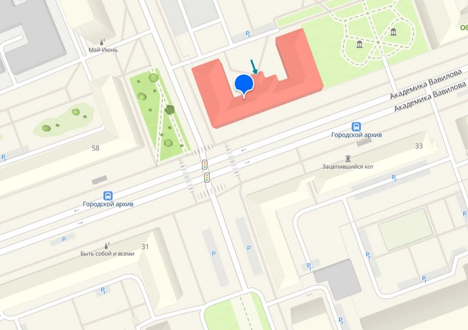 Нельзя будет проехать у перекрестка | Источник: 2gis.ru