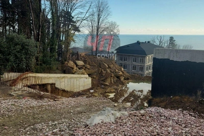 Обвал дороги в Сочи угрожает микрорайону Малый Ахун