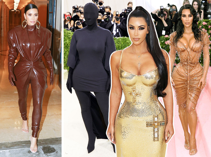 Неповторимая: 10 скандальных образов Ким Кардашьян, которые изменили историю моды