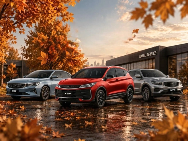 В АВТОБАН BELGEE представлены три модели современных авто: X50+, X70 и S50 | Источник: АВТОБАН BELGEE