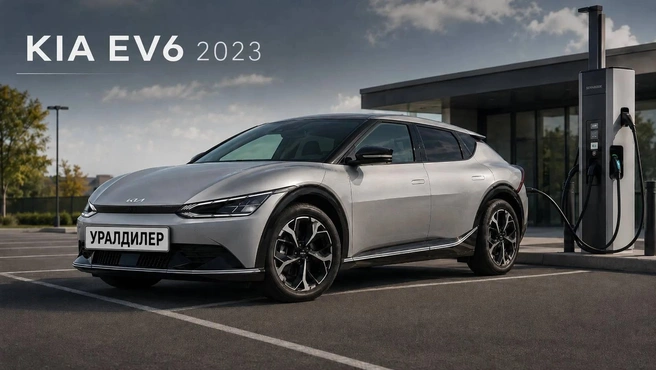 Kia EV6&nbsp;2023&nbsp;— от 2&nbsp;650&nbsp;000 | Источник: «Уралдилер.рф»