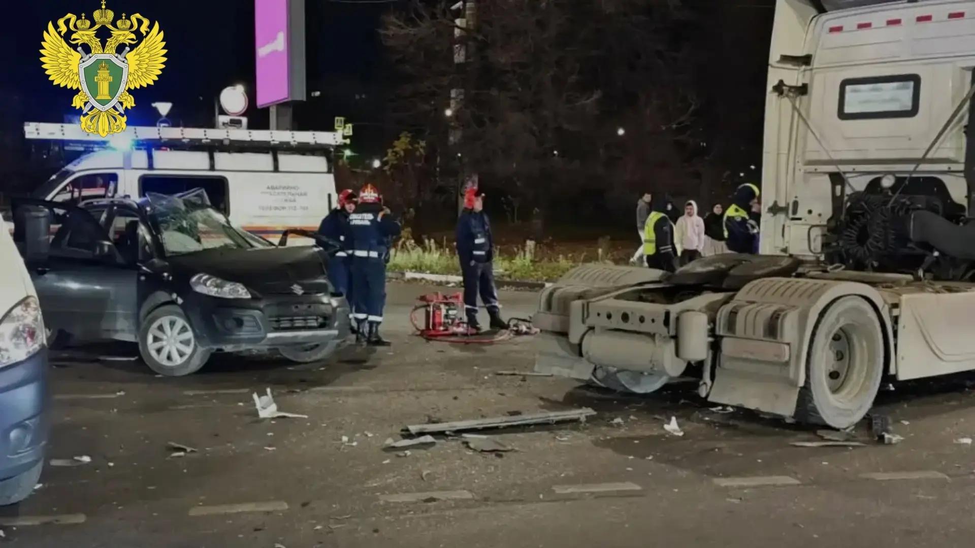 Пьяный водитель грузовика устроил ДТП с тремя погибшими в Рязани