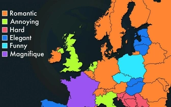 Простейший тест на сообразительность: о чем эта карта Европы?