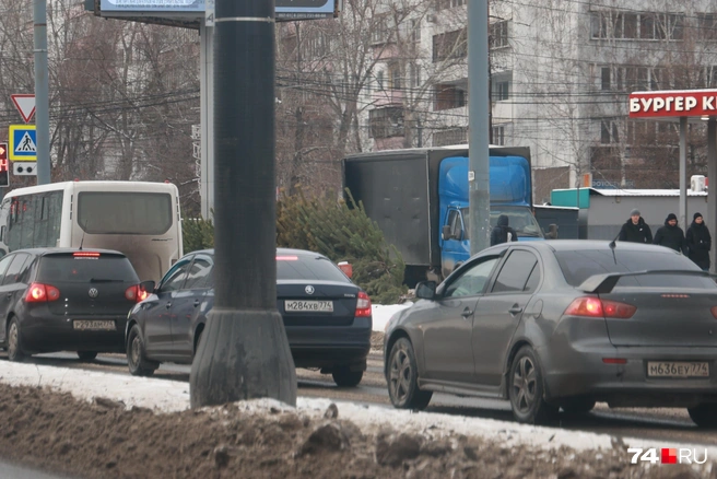 Работающий елочный базар мы также заметили на перекрестке Молодогвардейцев и Братьев Кашириных  | Источник: Михаил Шилкин 