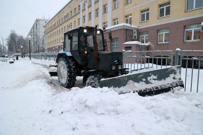 Только за прошедшие сутки в городе вывезли 30 тысяч кубометров снега | Источник: пресс-служба администрации Нижнего Новгорода