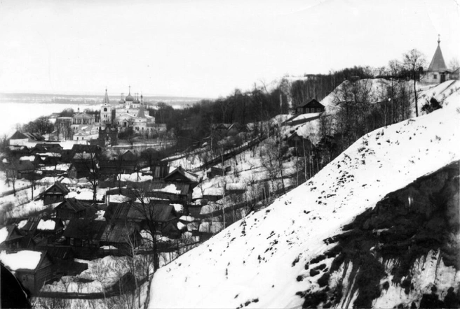 Вознесенский Печерский мужской монастырь до революции | Источник: pastvu.com