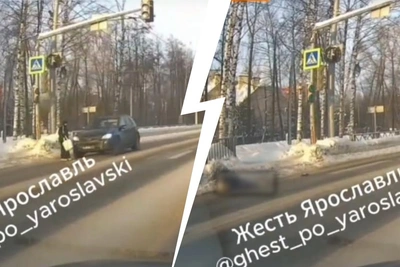 Автомобиль сбил девочку на «зебре» в Ярославле