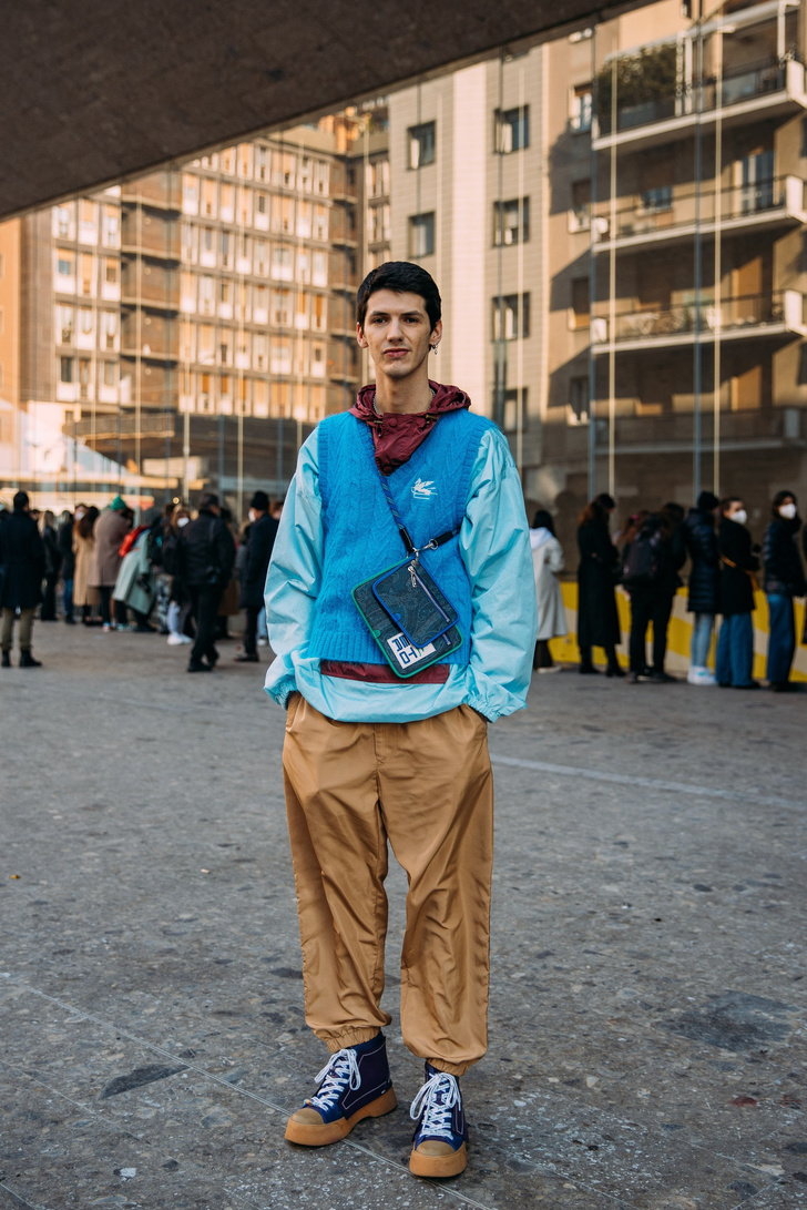 Фото №11 - Стритстайл на Неделе моды в Милане: как одеваются самые модные мужчины в этом сезоне?