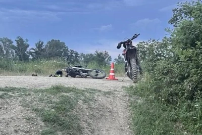 Столкновение двух питбайков в Красногвардейском районе