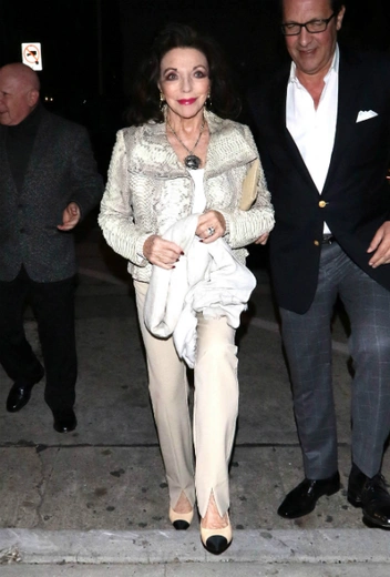 Джоан Коллинз в Лос-Анджелесе | marieclaire.ru