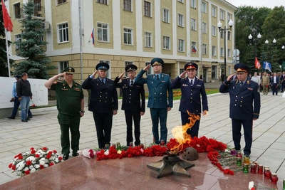 Сотрудники УМВД почтили память героев войны