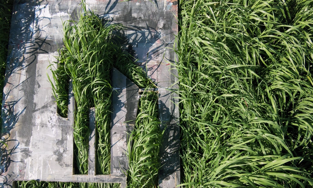 «Травяной человек». Фото, цифровая печать, 46х78 см. «КультПроект». | mcmaison.ru