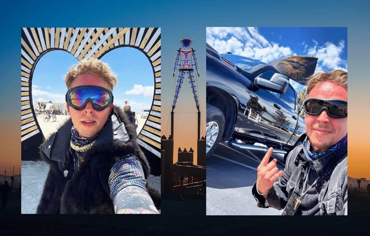 burning man 2025, Фестиваль Burning Man, Вадим Круглов из Омска, Что на самом деле случилось с погибшим россиянином на фестивале Burning Man в Неваде | Источник: theDay/соцсети/NorthSky Films / Shutterstock.com