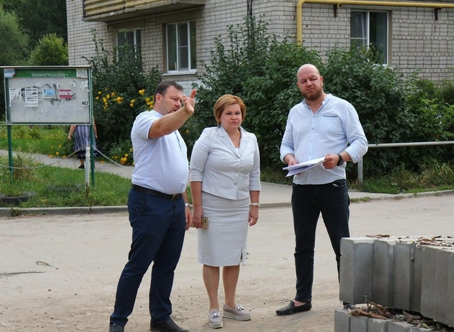 Сорокина рассказала о благоустройстве дворов в Приокском и Канищеве | ya62.ru